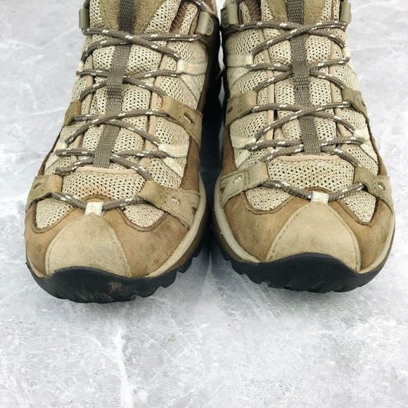 Merrell Siren Sport 2 Womens Size 8.5 Shoes Olive Brown Leather Hiking shoes - Picture 3 of 13
